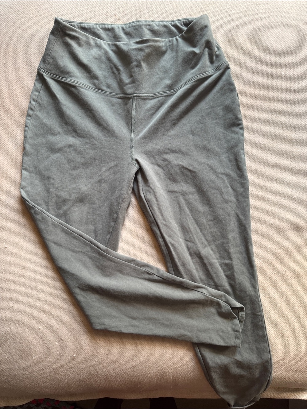Wonderly Olive Green High-Waist Leggings